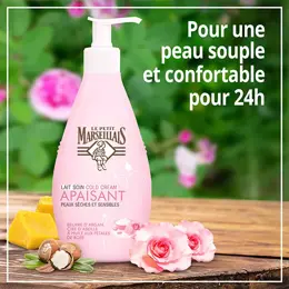 Le Petit Marseillais Lait Soin Cold Cream  Argan, Cire d'Abeille et Rose 250ml