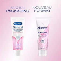 Durex Gel Lubrifiant 100% d'origine Naturelle - A Base d'Aloe Vera - 100ml