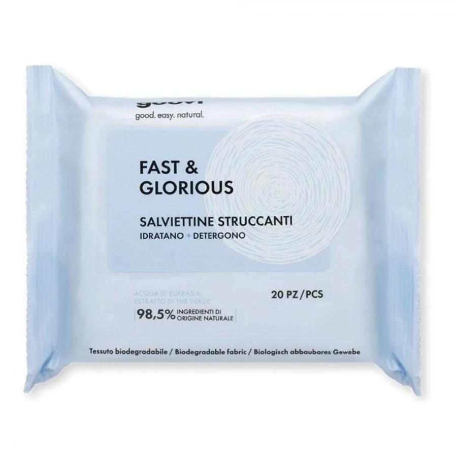 Goovi Fast And Glorious Salviettine Struccanti Viso 20 Pezzi