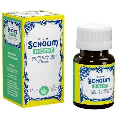 Schoum Digest Integratore Per La Digestione Gusto Limone Zenzero 20 Caramelle