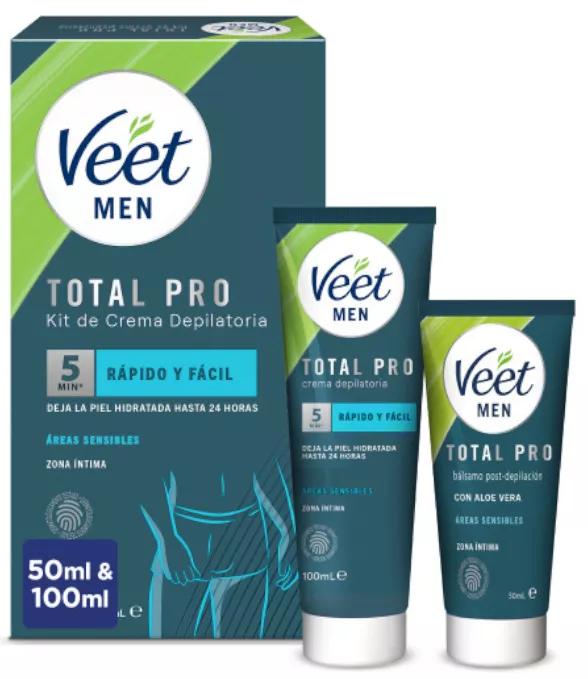 Kit Veet Men Creme Depilatório para Zonas Íntimas 150 ml