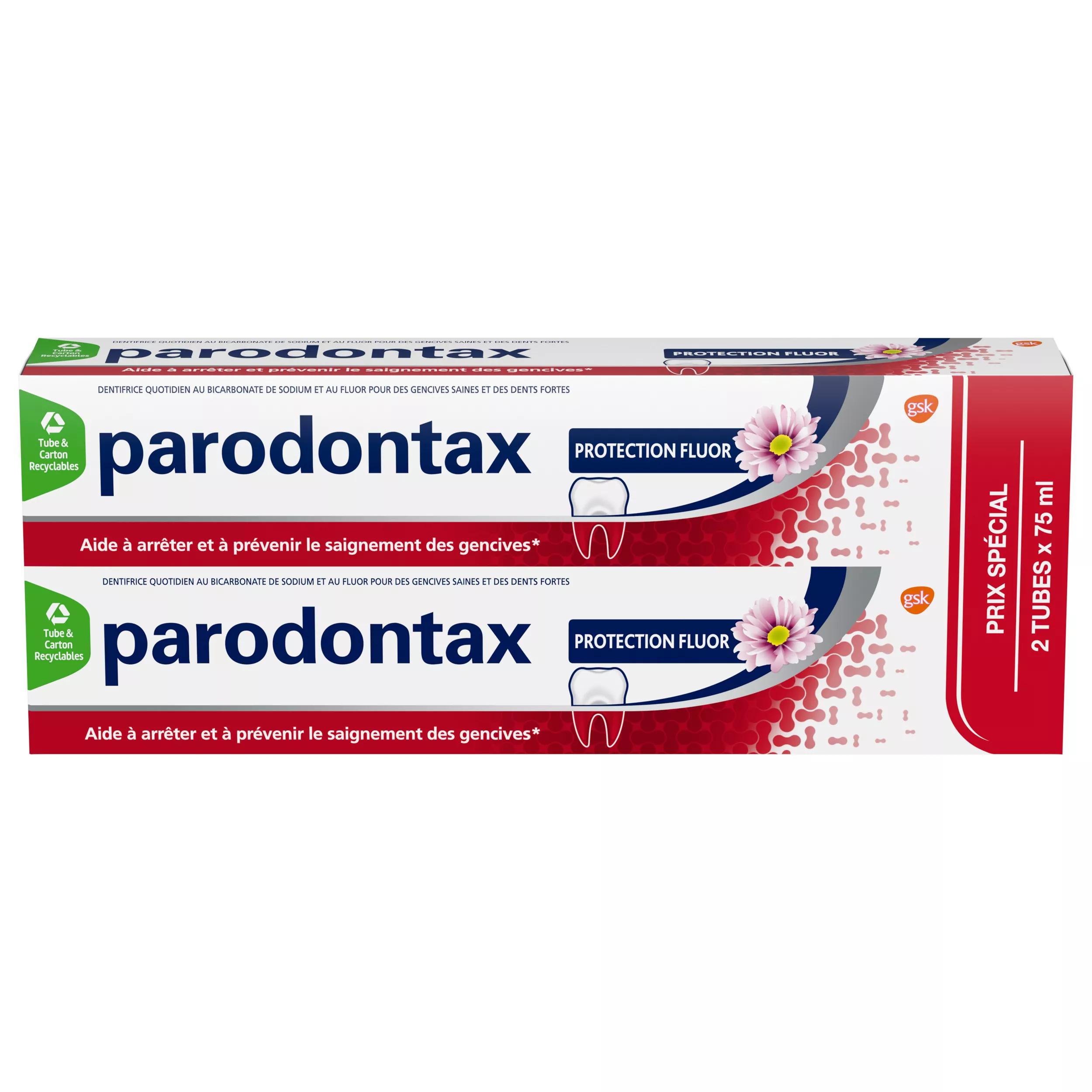 Parodontax dentfrico Gel crema lote de 2 x 75ml