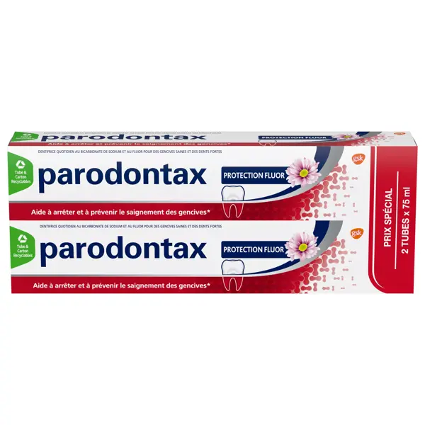 Parodontax Fluoride Protection Toothpaste 2 x 75ml