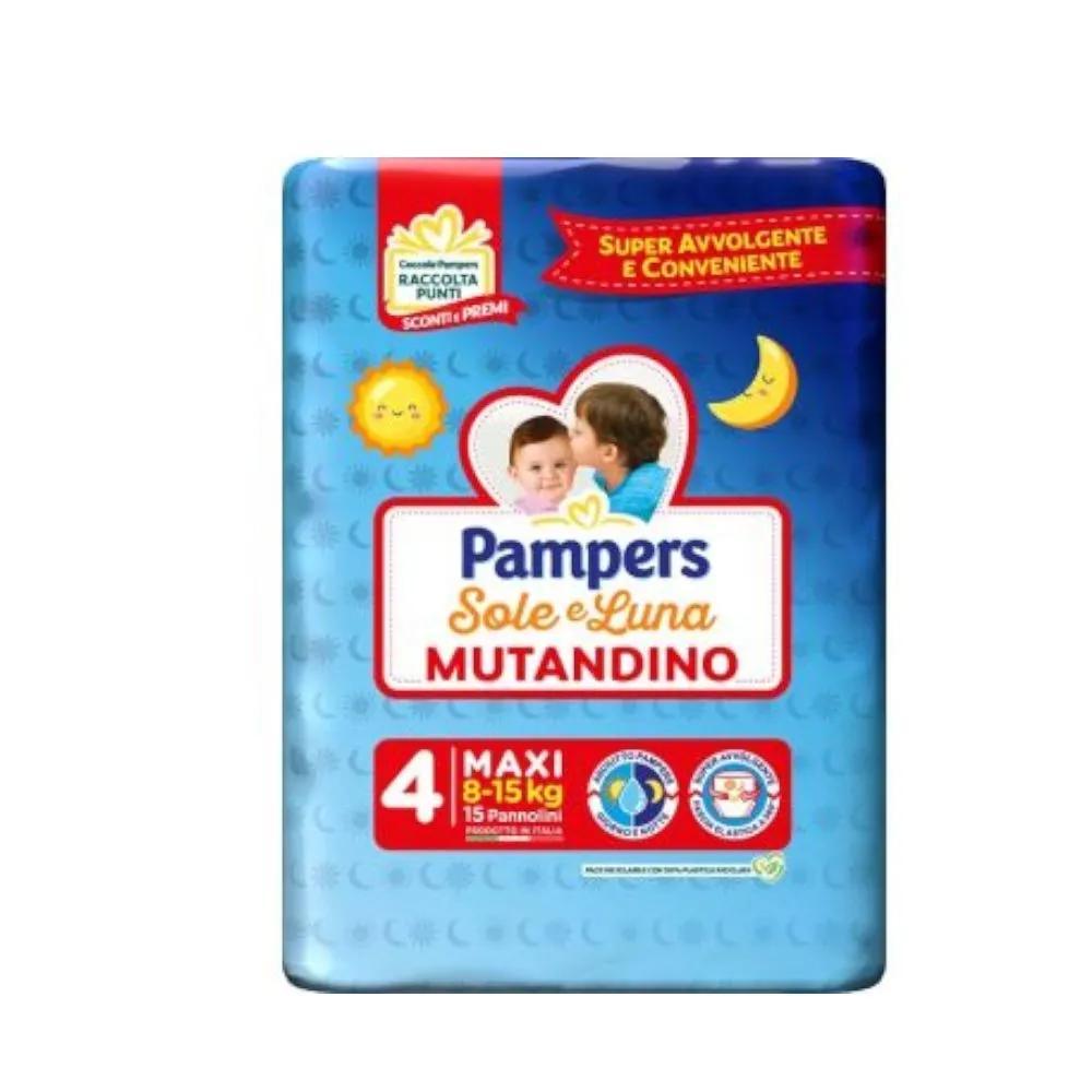 Pampers Sole e Luna Mutandino per Bambini Maxi 8-15 kg 15 Pannolini