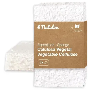 Natulim Vegetable Cellulose Sponges 2 units