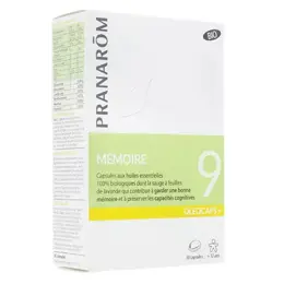 Pranarom Oleocaps 9 Mémoire Bio 30 capsules