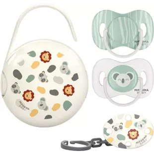 Mifarma Baby Chupete 6-18m 2 uds + Broche + Portachupete