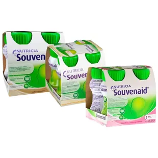 Souvenaid Cappuccino 4x125ml + Vanillesmaak 4x125ml + Aardbeiensmaak 4x125ml