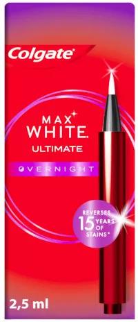 Colgate Max White Overnight Toothpaste Whitening Brush 2.5ml