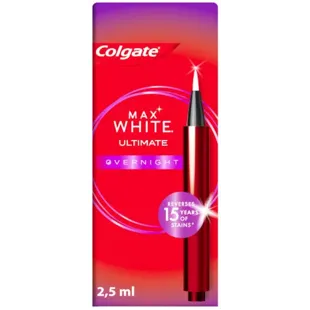 Colgate Max White Brosse dentifrice blanchissant pendant la nuit 2,5 ml