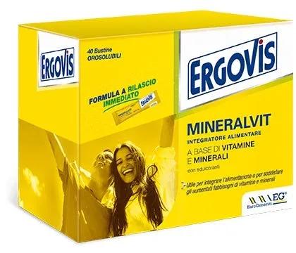 Ergovis Mineralvit Integratore Di Vitamine e Minerali 40 Bustine