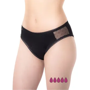 Farma Inca Adult Menstrual Panties Super Absorption Black Size XXL