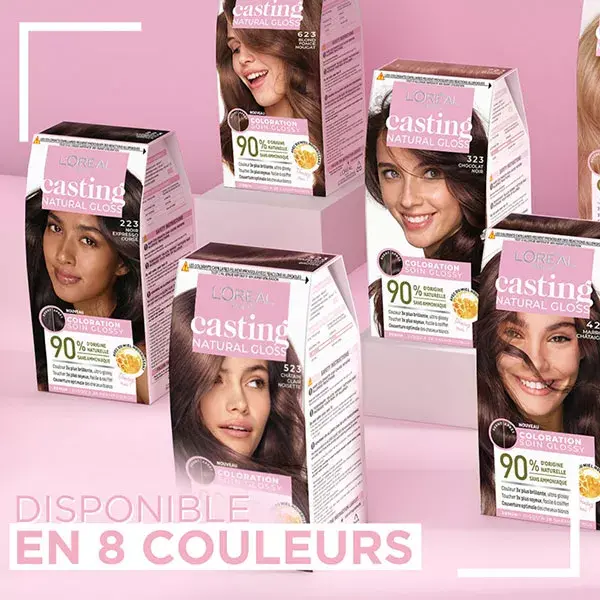 L'Oréal Paris Casting Natural Gloss Hair Color 553 Spicy Auburn