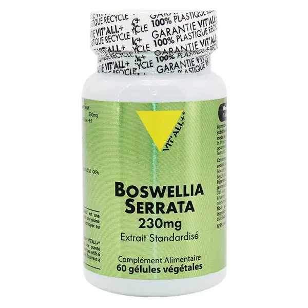Vit'all+ Boswellia Serrata 230mg 60 gélules végétales