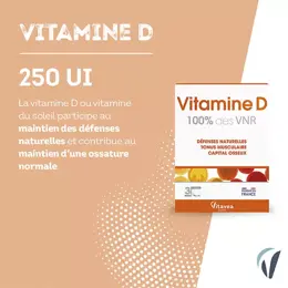 Vitavea Vitamine D 100% VNR Défenses naturelles Immunité 90 comprimés