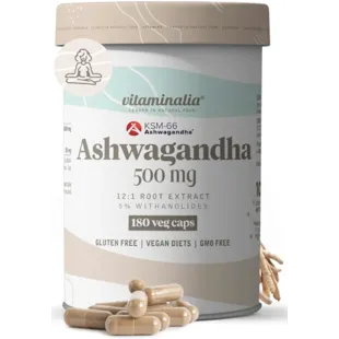 Vitaminalia Ashwagandha KSM-66 500mg 180 Capsules