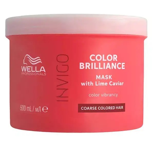 Wella Professionals Invigo Color Brilliance Masque cheveux pour cheveux épais et colorés 500ml