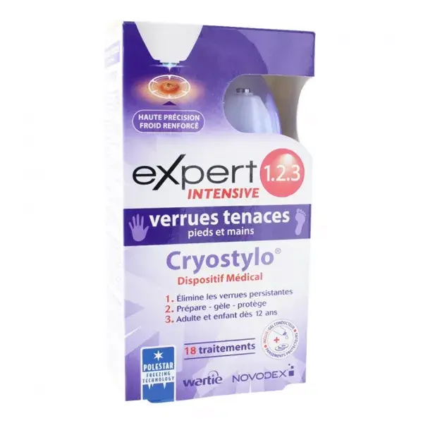 Novodex Expert Anti Verrues Cryostylo 50ml + Gel 3ml + 6 pansements