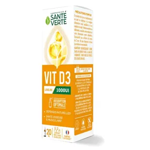 Santé Verte Vitamina D3 1000UI 20ml