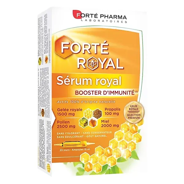 Forte Pharma Forte Royal Serum Royal Formula Plus Concentrate 20 phials