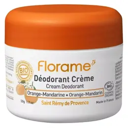 Florame Corps Déodorant Crème Orange-Mandarine 50g