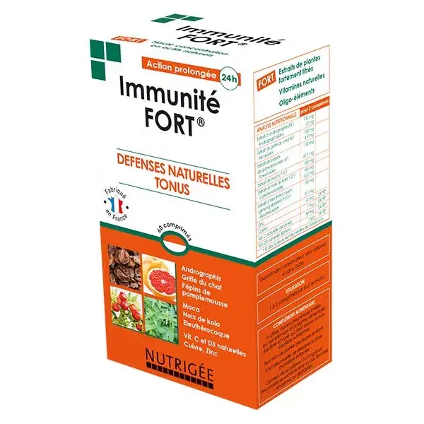 Nutrigée Immunité Fort Difese Naturali Integratore Alimentare 60 compresse