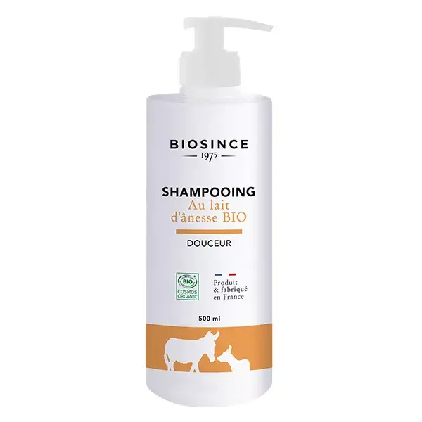 Biosince 1975 Shampoing Douceur Lait d'Ânesse Bio 500ml