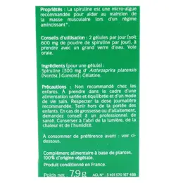 Naturactive Spiruline 20 gélules