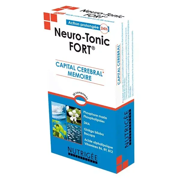 Nutrigée Neuro-Tonic Fort 30 comprimés