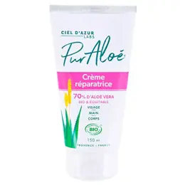 Pur Aloé Crème Réparatrice 70% d'Aloé Vera 150ml