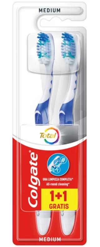 Colgate Total Tandenborstel Compleet Reinigingsmedium 2 st