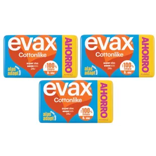 Evax Cottonlike Super Compresses with Wings 3x24 units