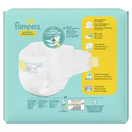 Pampers Premium Protection Taille 3 Couches x29 6kg - 10kg Notre N°1 Pour Le Confort & La Protection