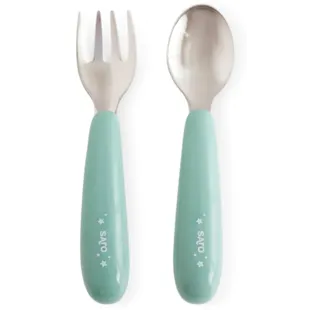 Saro Green Steel Children&#39;s Cutlery