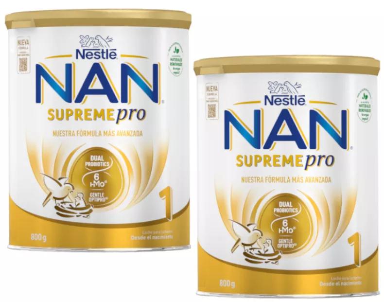 Nestlé Nan Supreme Pro 1 Leche de Inicio 2x800 gr