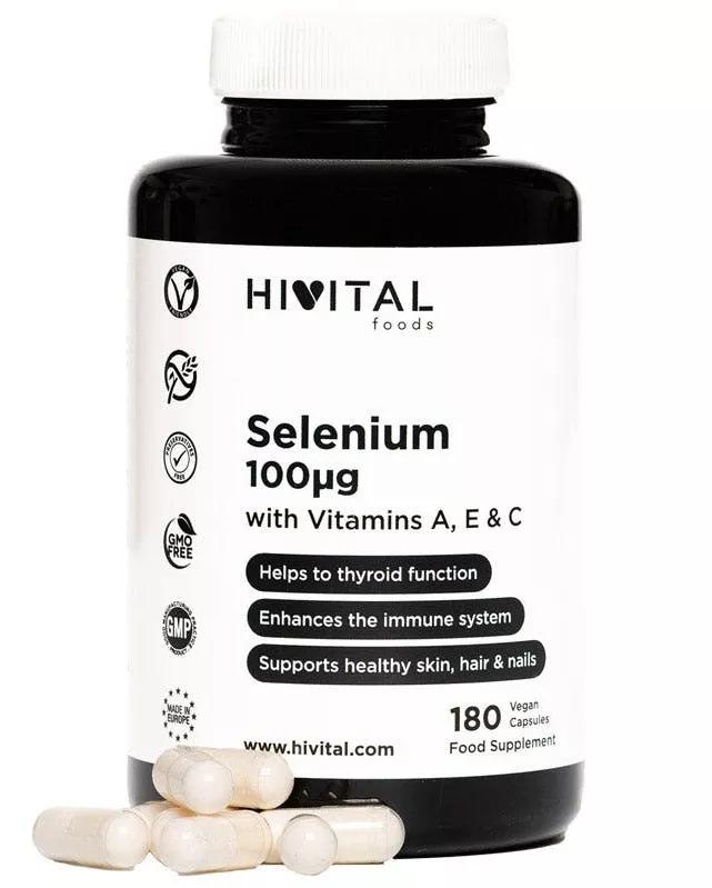 Hivital Selenio 100 mcg 180 Cápsulas