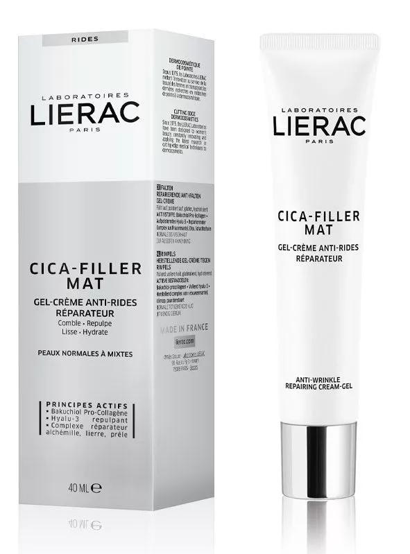 Gel-Creme Anti-Falten-Reparatur Cica-Filler Mat Lierac 40ml
