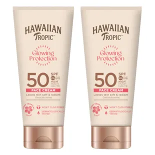 Hawaiian Tropic Glowing Protection Facial Lotion SPF50 2x50 ml