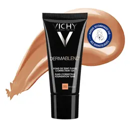 Vichy Dermablend Fond de Teint Fluide Correcteur 16h N°55 Bronze 30ml