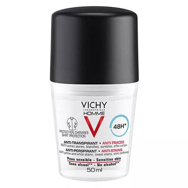 Vichy Homme Desodorante Roll On Tratamiento Antimanchas 48h 50ml