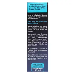 SID Nutrition Santé Tonique Spray Mélatonine 20ml