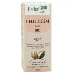 Herbalgem Complexe de Gemmothérapie Celluligem Ligne Bio 30ml