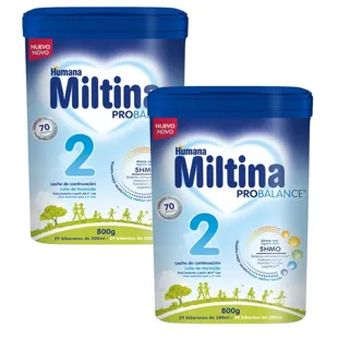 Humana Baby Miltina 2 Probalance Follow-on Milk 2x800 gr