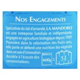 La Mandorle Boisson Instantanée en Poudre Lait d'Amande Bio 400g