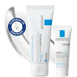 La Roche-Posay Lipikar Baume AP+M 15 ml + La Roche-Posay Cicaplast Baume B5+ Multipurpose Repair Balm for Irritated Skin 40 ml