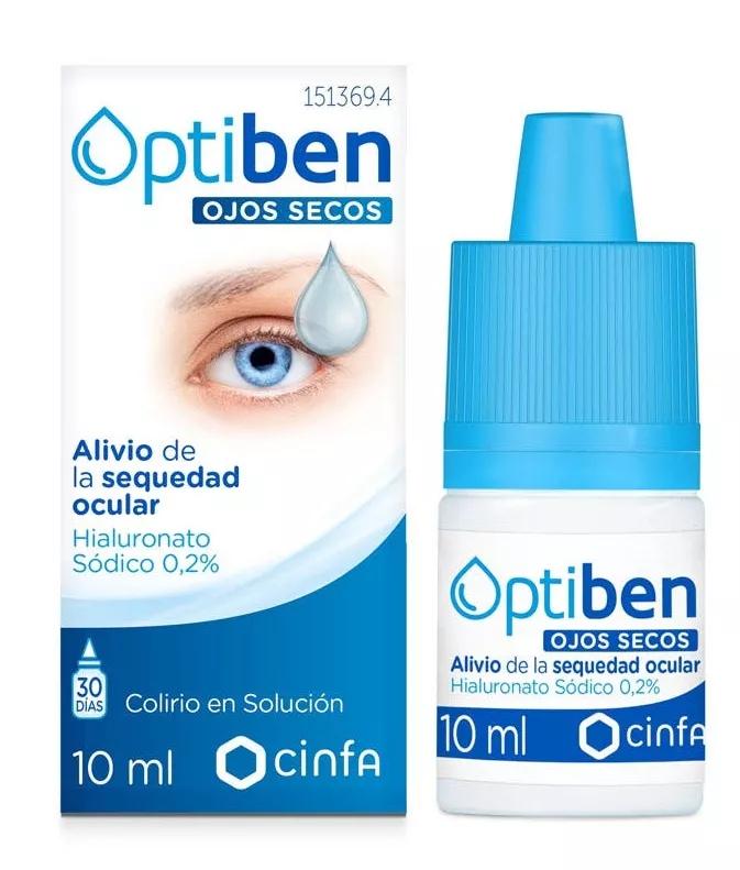 Cinfa Optiben Olhos Secos Hialuronato 10 ml