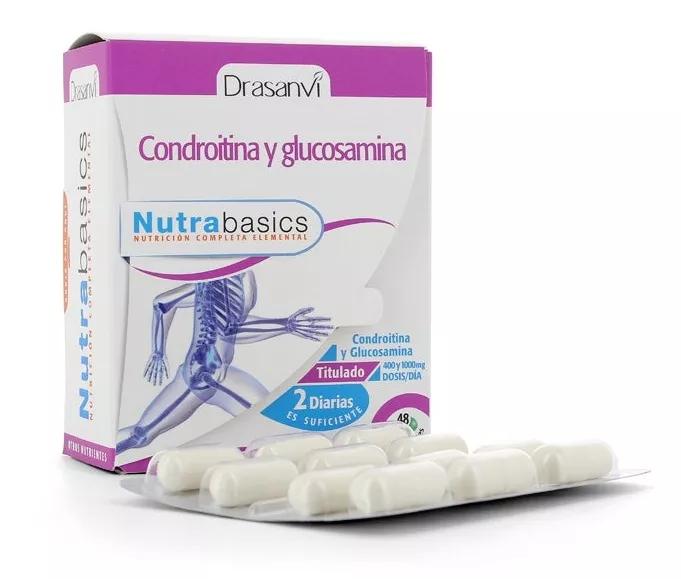 Drasanvi comdroitina + glucosamina 48 Cápsulas Nutrabásicos