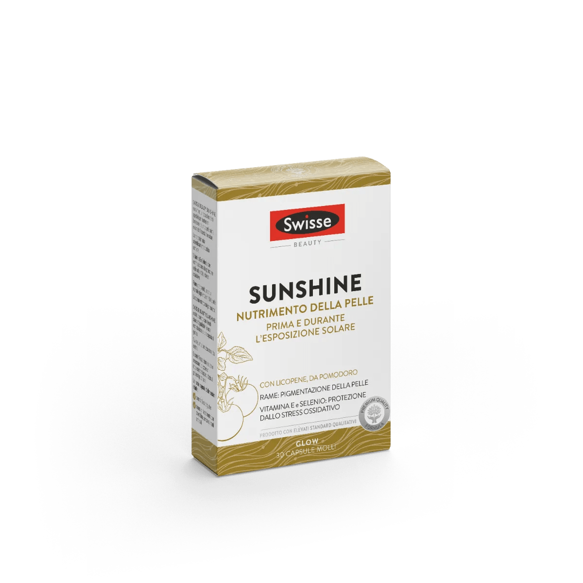 Swisse Sunshine Integratore Per la Pelle Prima e Durante L' Esposizione Solare 30 Compresse