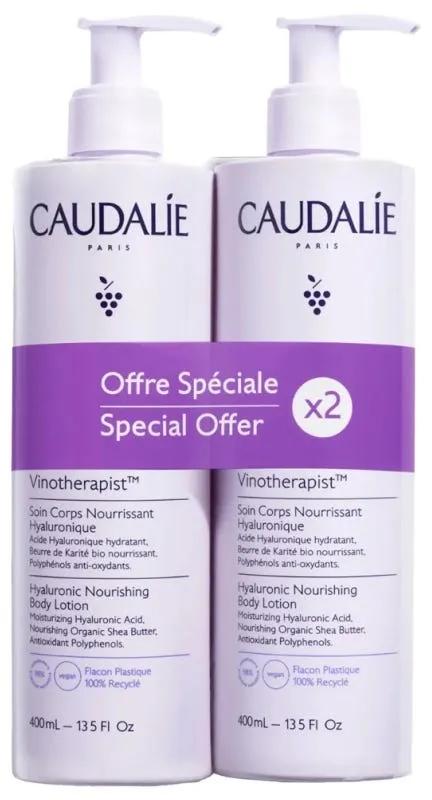 Caudalie Vinotherapist Trattamento Corpo Ialuronico Nutriente PROMO BIPIACCO 2X400 ml