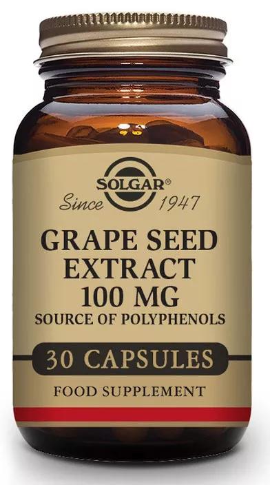 Extrait de pépins de raisin Solgar 100mg 30c